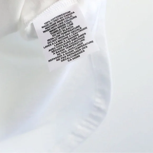 Get Fresh Company Toronto men's t-shirt white minimalist cotton celebrity fave M